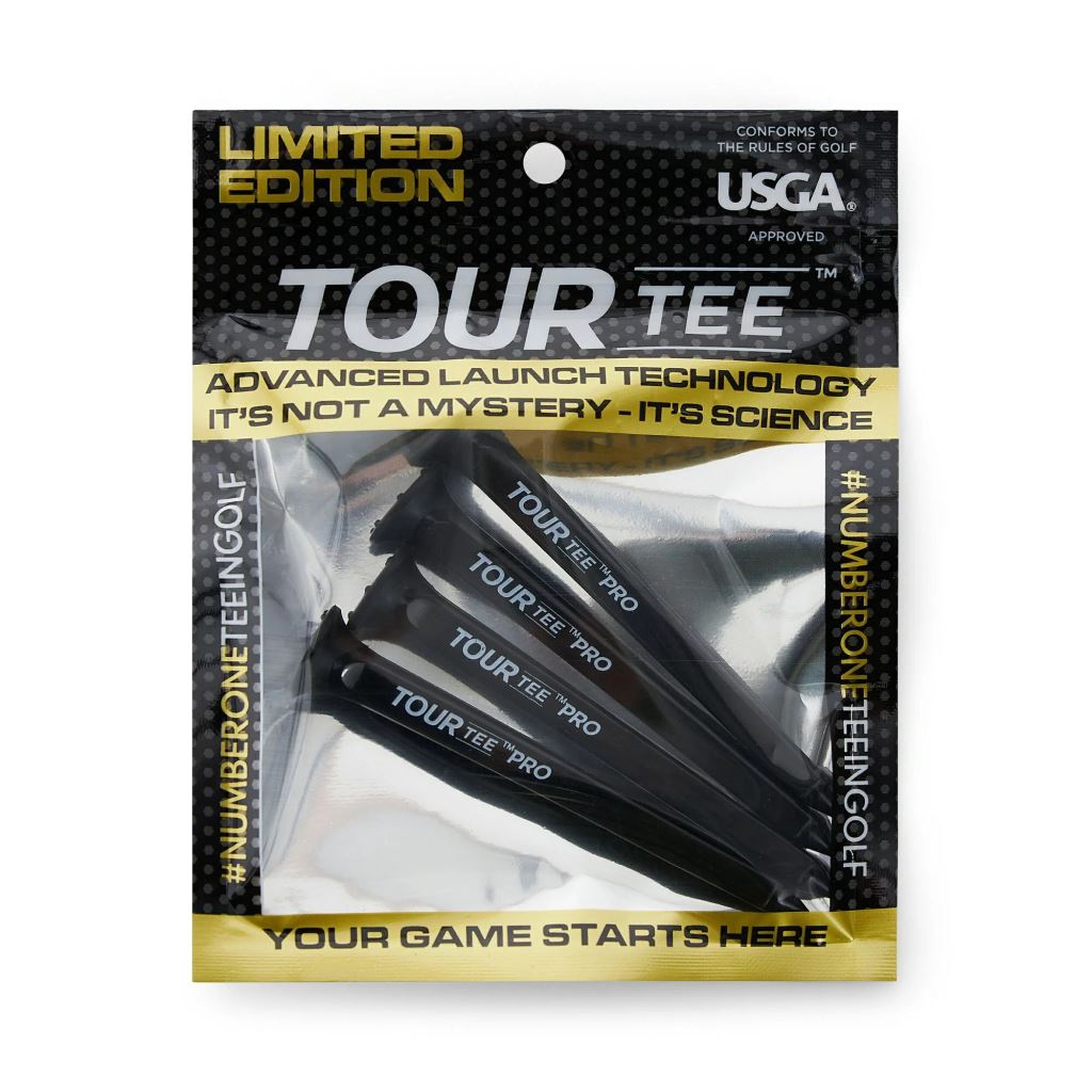 Tour Tee Pro 黑色版(T-489,長款,80mm,杯徑18.5mm,4支入)