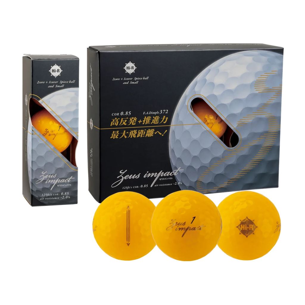 Kasco Zeus impact3 2023(橘/打) 高反發 3pc