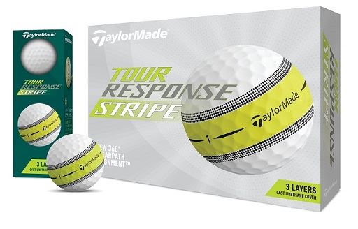 TaylorMade Tour Resp Stripe黃綠球